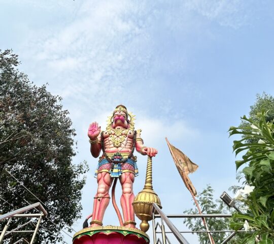 54 feet Hanuman statue , Degloor – Hyderabad Rd, Rudraram, Telangana