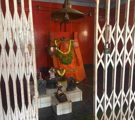 Sri Anjaneya Swamy Temple , Tammi Cheruvu Katta, Manthani, Telangana 505184